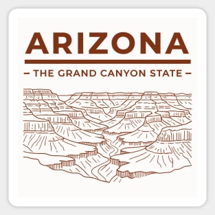 Arizona - The Grand Canyon State Sticker